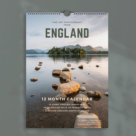 England 2027 Wall Calendar