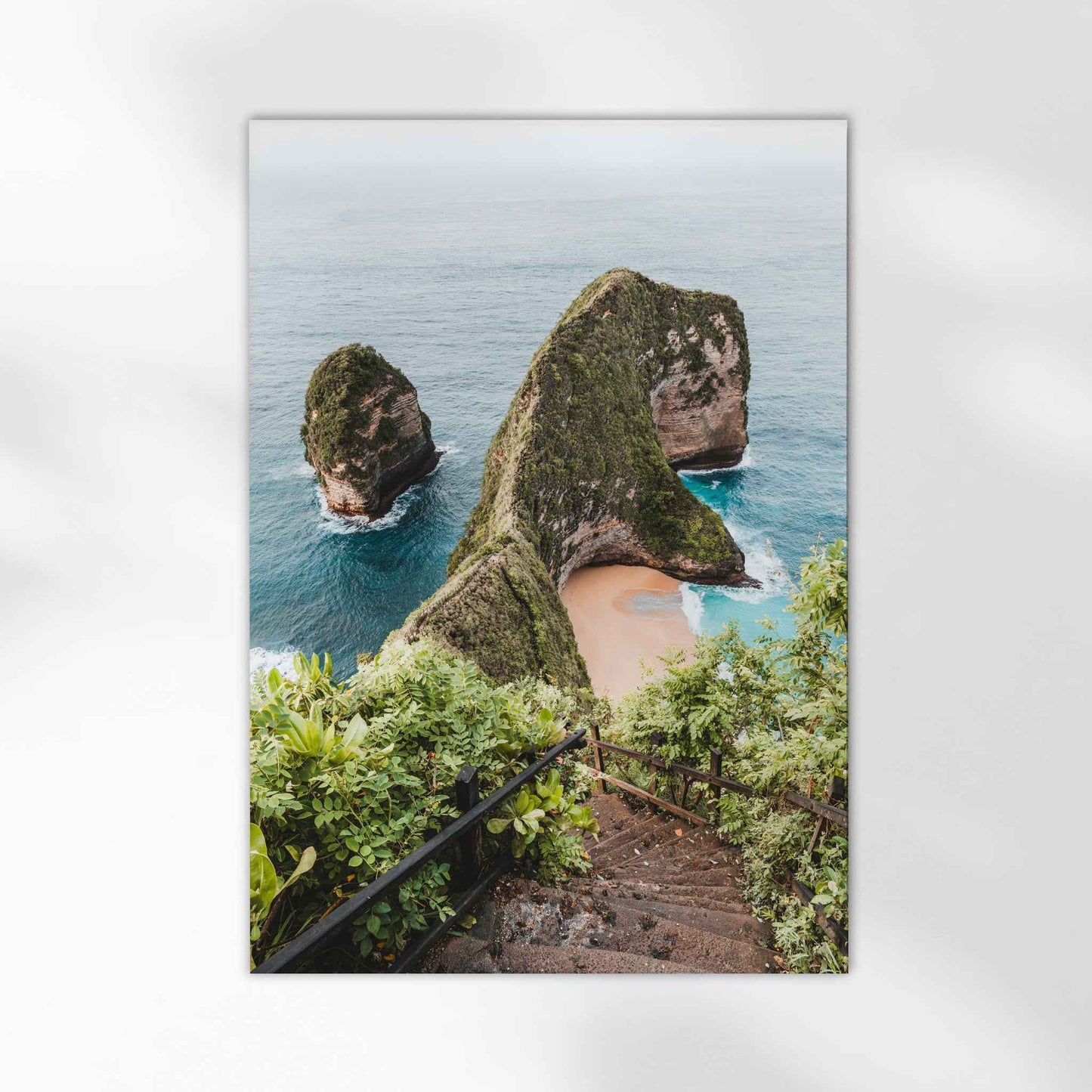 Kelingking Beach Nusa Penida travel photography print unframed on white background